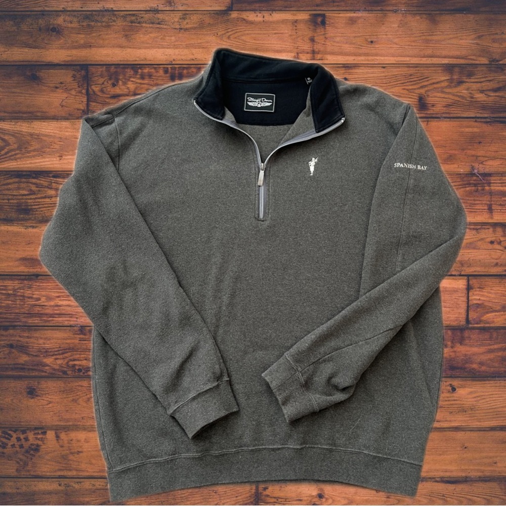Straight Down Sweater With Spanish Bay Emblem